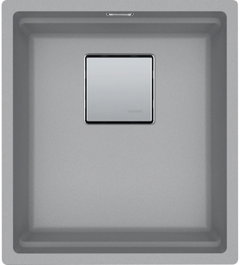Franke Kubus 2 Kng 110-37 Stone Grey Υποκαθήμενος Γρανιτένιος Νεροχύτης 45cm