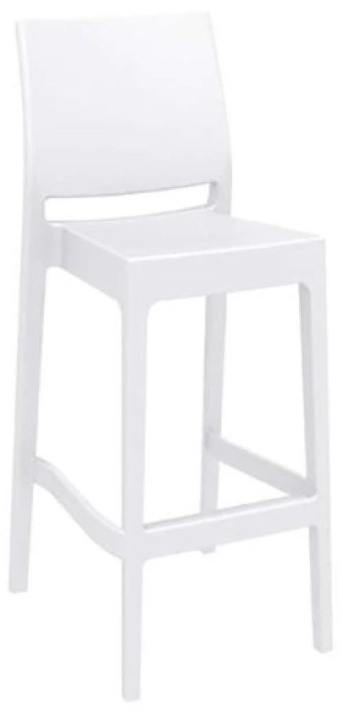 Maya 75εκ. Σκαμπο White Πολ/νιου