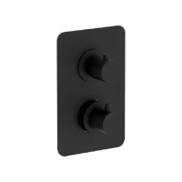 Eurorama Tonda Thermo 750033asl Black Matt - Θερμοστατικος Μίκτης Εντοιχισμού 2 Ή 3 Εξόδων