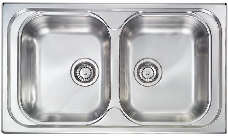 Sanitec Stainless Steel Sinks 10544 Ανοξείδωτος Νεροχύτης 80cm