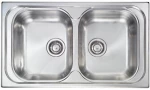 Sanitec Stainless Steel Sinks 10544 Ανοξείδωτος Νεροχύτης 80cm