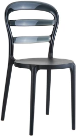 80170 Bibi Black/black Transp.καρεκλα