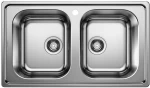 Blanco Dinas 8 Λείος Stainless Steel Brushed Finish Ανοξείδωτος Νεροχύτης 80cm