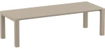 80791 Vegas Taupe 100x260/300χ75εκ. Επεκτ.τραπεζι Πολ/νιου
