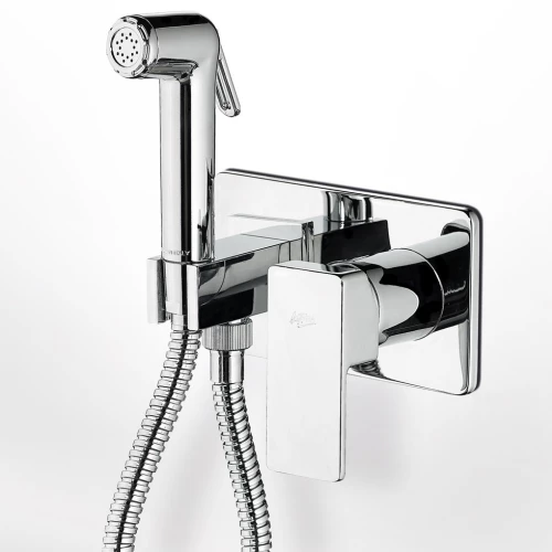 La Torre Flush Mix Chrome Μίκτης Εντοιχισμού 2 Οπών Με Ντουζάκι 45211-100