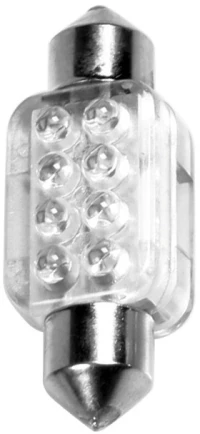 Lampa Λαμπακι Πλαφονιερασ 12v Sv8,5-8 13x35mm 8led Πρασινο Blister 1τεμ. L5843.3