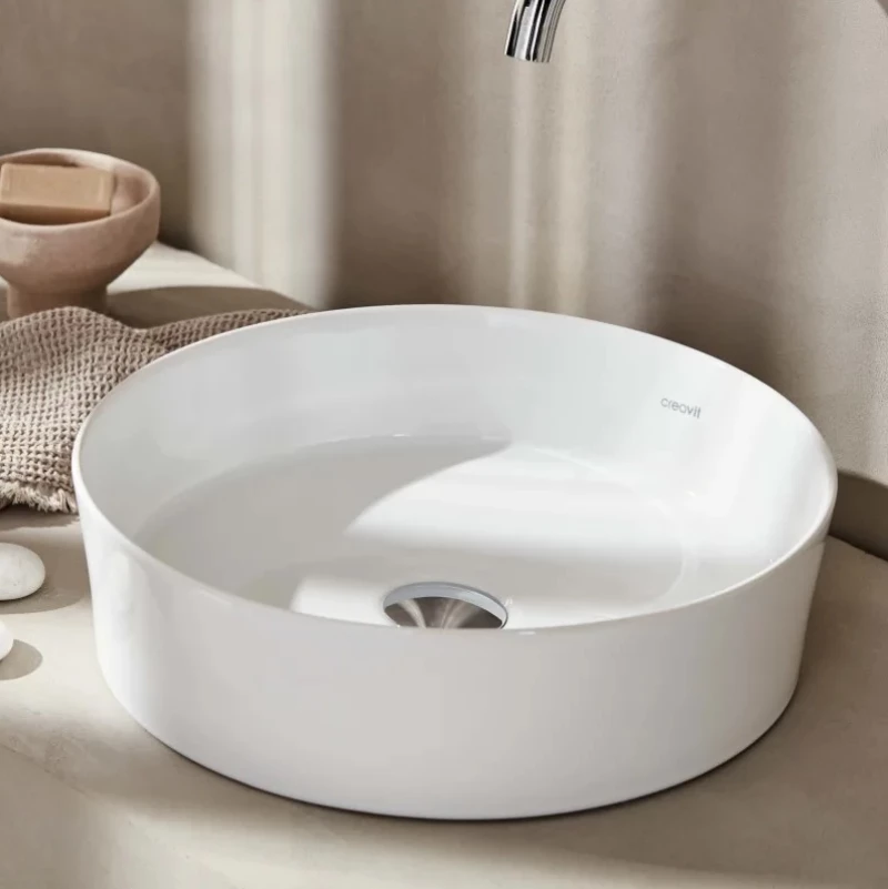 Creavit Lp140 40x40 - Επιτραπέζιος Νιπτήρας