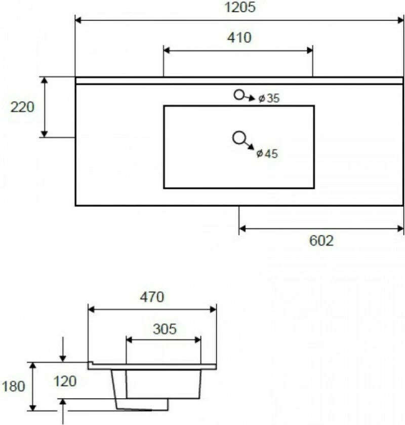 Karag Lt 7506-120 120x47 - Νιπτήρας Επιπλου Μπάνιου