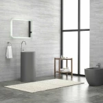 Karag Milos 45d Grey Matt - Επιδαπέδιος Νιπτήρας