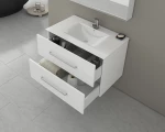 Torino 60 White 1 - Πάγκος Με Νιπτήρα Και Καθρέφτη Με Ντουλαπι