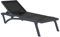 Pacific Ξαπλωστρα Dark Grey/black Πολ/νιου