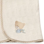 Καπα Βρεφ Cotton 100% 75x85 Happy Bears 22 Εκρου/μπεζ 22 Εκρου/μπεζ Καπεσ