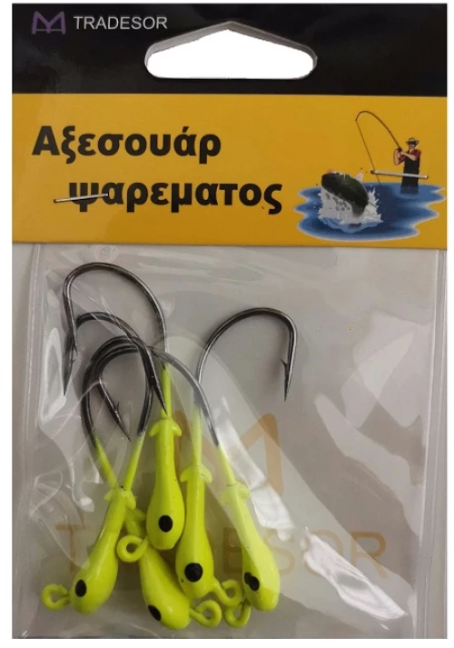 Μολυβοκεφαλές Με Αγκίστρι - 3.5gr - 5pcs - 30187