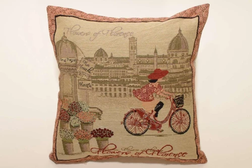Μαξιλαροθηκη (45cm X 45cm) Bicycle - -