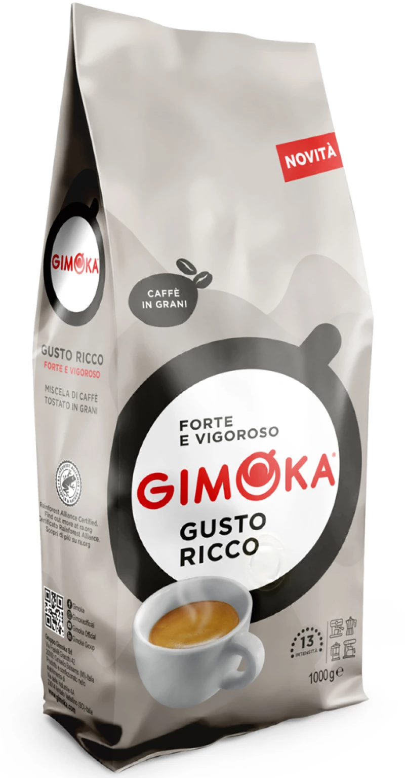 Καφές Espresso Gimoka Gusto Ricco 1000g Σε Κόκκους