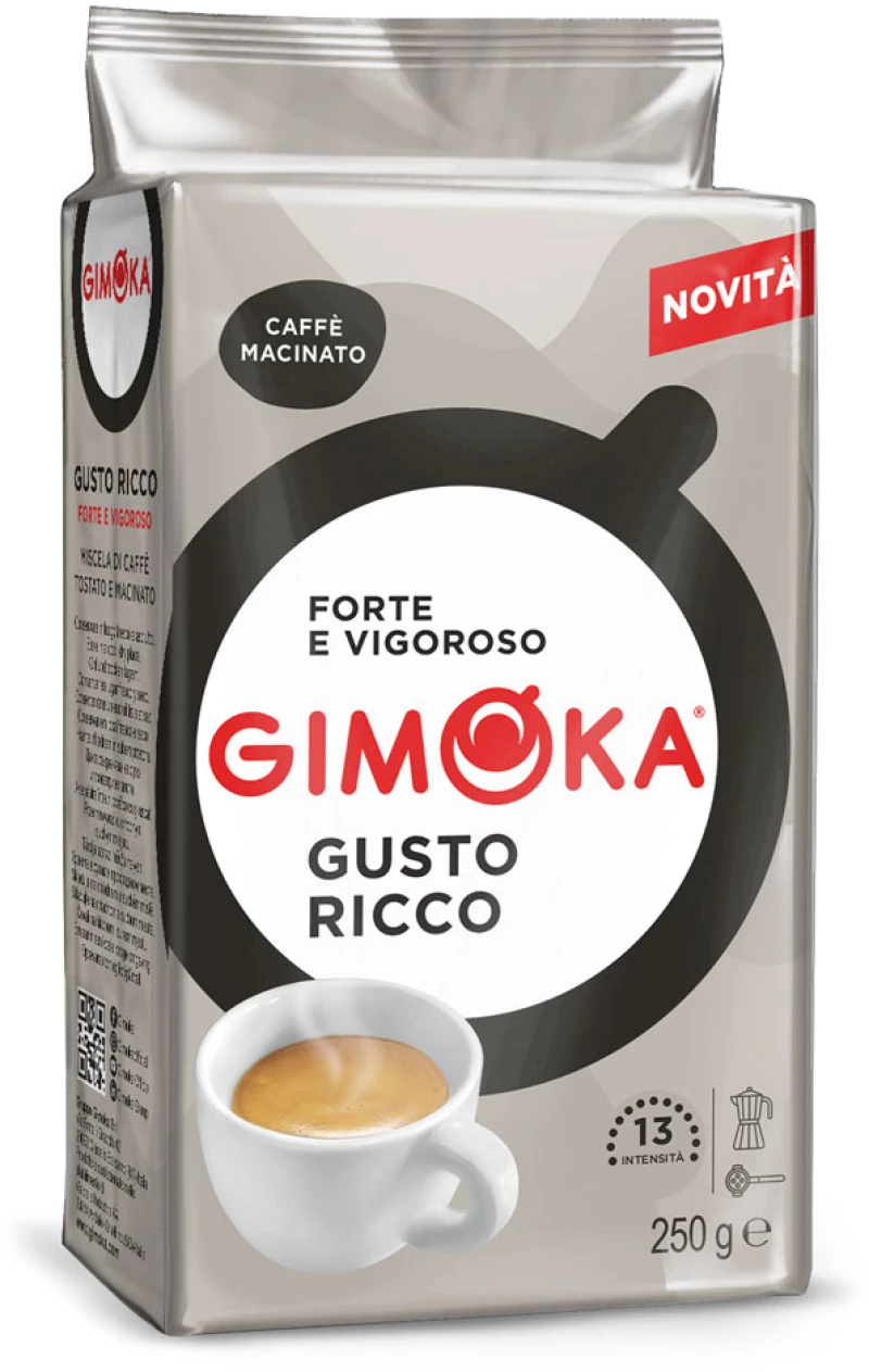 Καφές Espresso Gimoka Gusto Ricco 250g Αλεσμένος