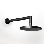 Almar E044075+r50809 Black Matt - Κεφαλή Ντους Με Βραχίονα Τοιχου