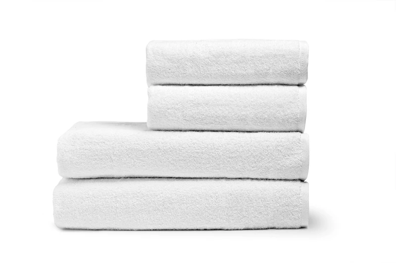 Πετσέτα Προσώπου Ξενοδοχείου 500gsm Plain 100% Cotton 50x95 Λευκό - -
