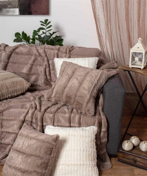 Ριχταρια Stripe (180cm X 180cm) Καφέ - -