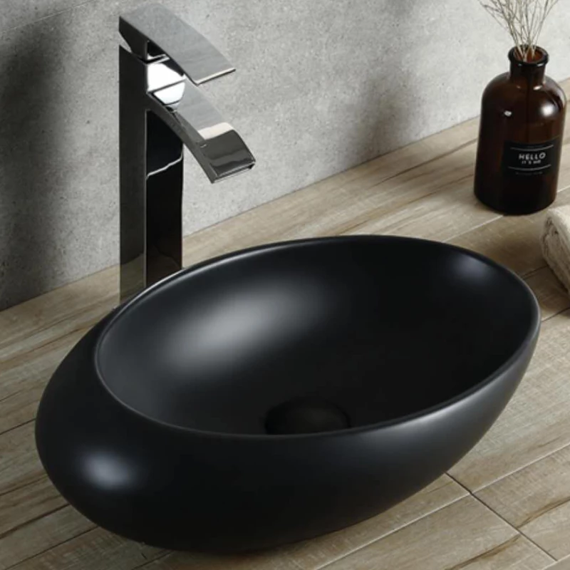 Ceramita F285 Black 49x30 - Επιτραπέζιος Νιπτήρας Μαύρος