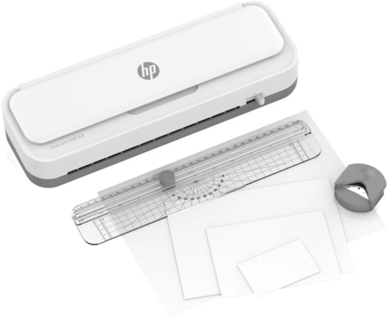 Hp Onelam 400 A4 – 3160 Πλαστικοποιητής Γραφείου Για A4 Και Χάρακας Κοπής