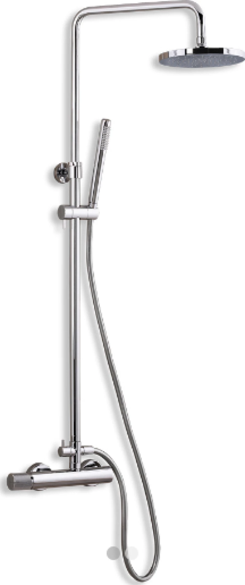 Eurorama Eletta Tecno Chrome Στήλη Ντουζιέρας 2 Εξόδων 167066-100