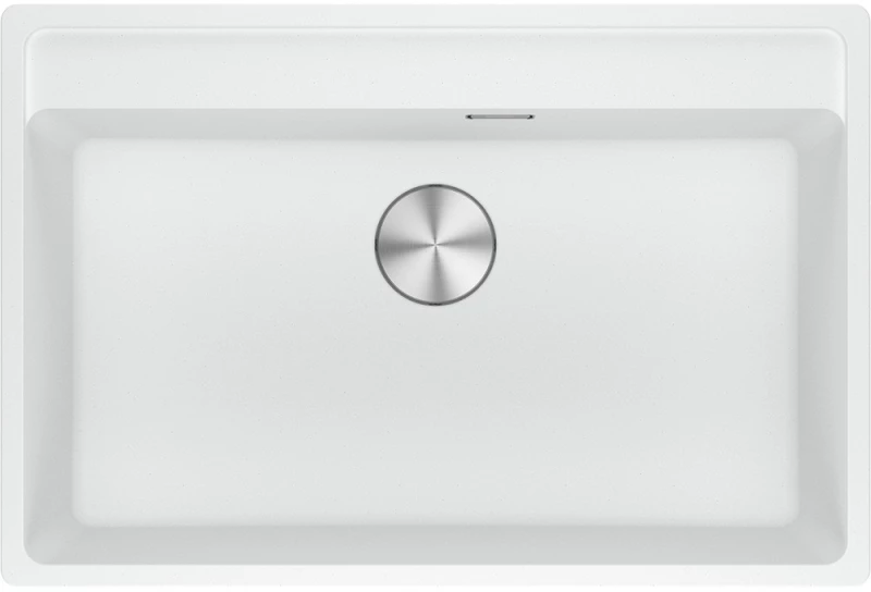 Franke Maris Bowl Mrg 610-72 Tl Polar White Γρανιτένιος Νεροχύτης 80cm