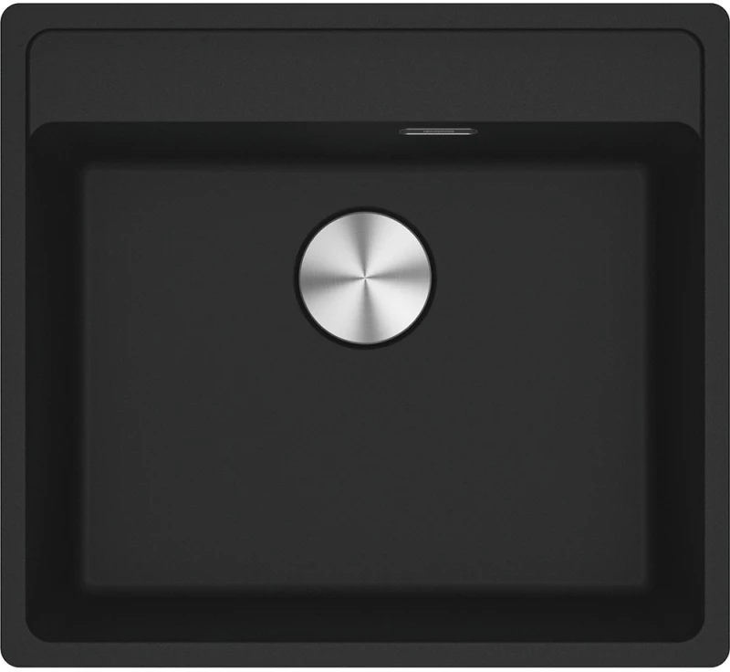 Franke Maris Bowl Mrg 610-52 Tl Matt Black Γρανιτένιος Νεροχύτης 60cm