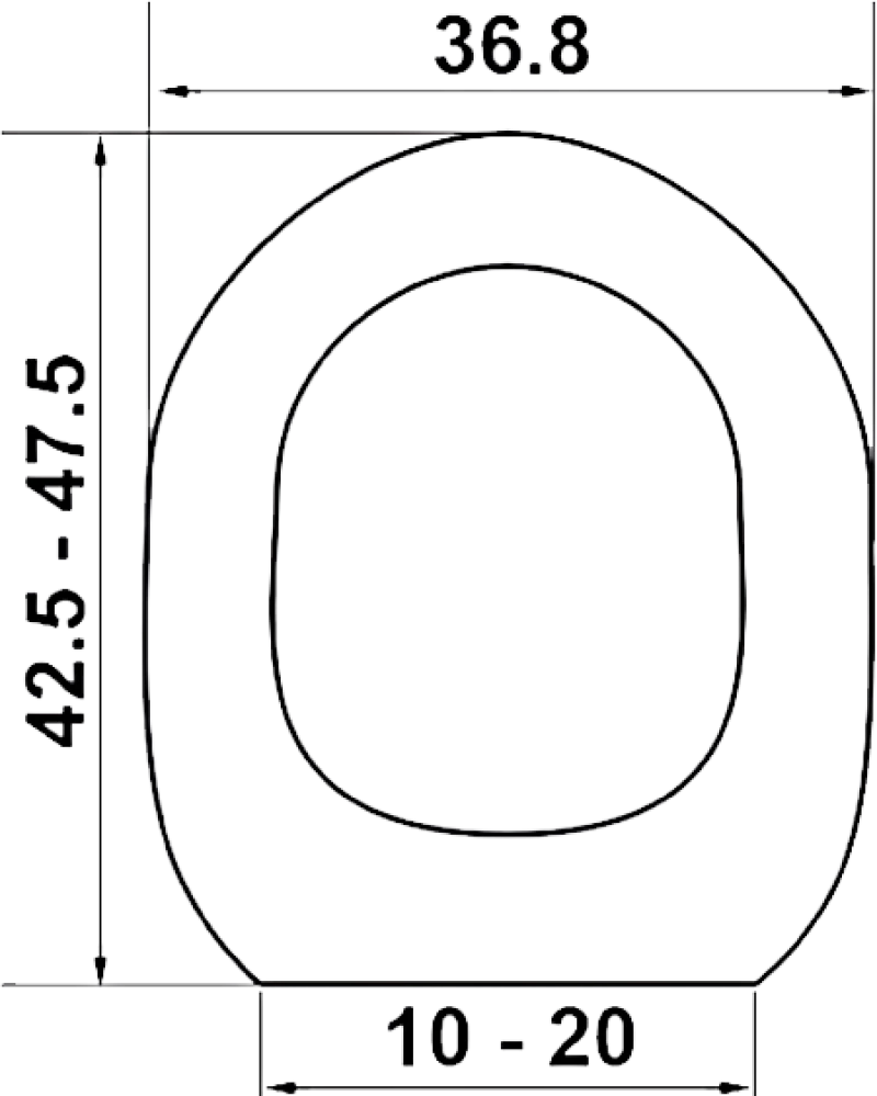 Universal Polyester 0046 - Κάλυμμα Λεκάνης
