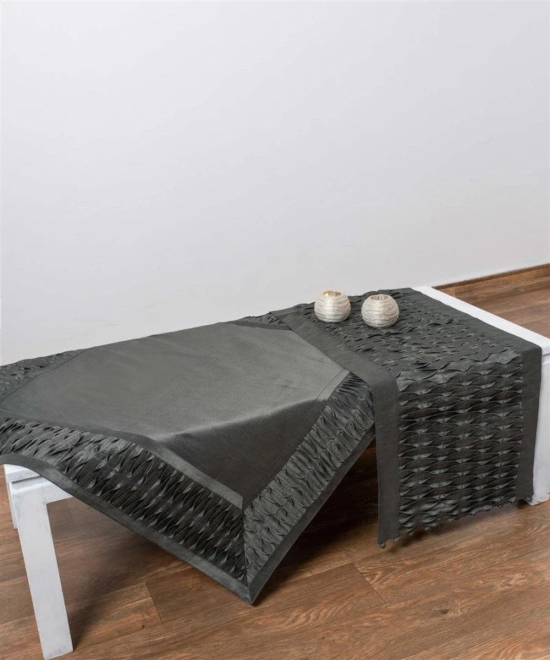 Τραπεζομάντηλα (130cm X 130cm) 8373 Ανθρακί - -