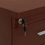 Συρταριερα Γραφειου Vance Επαγγελματικη Wenge Hm2049.12 40x46x75υ Εκ.