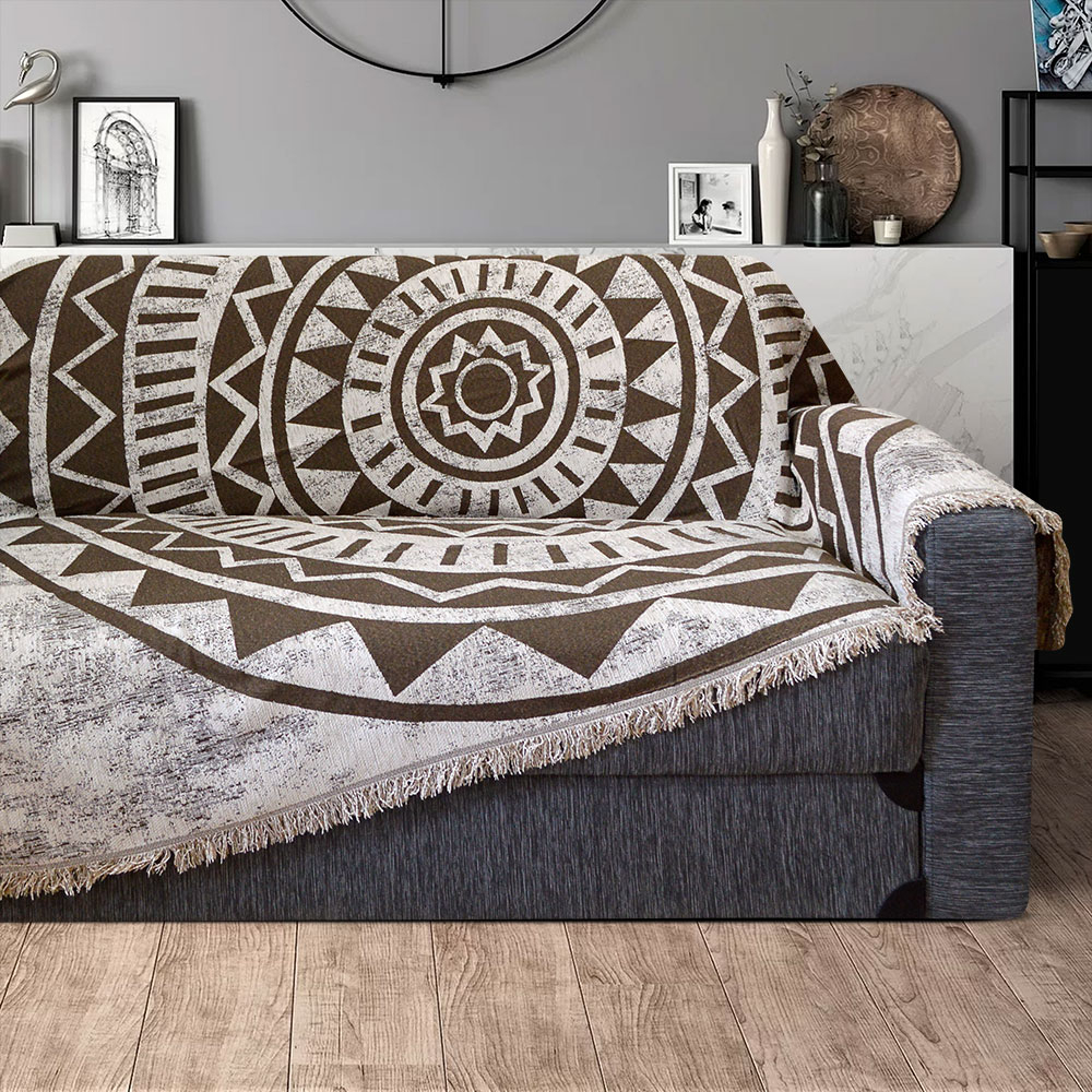 Lino Ριχταρι Andea Ecru 180x180 Ecru -