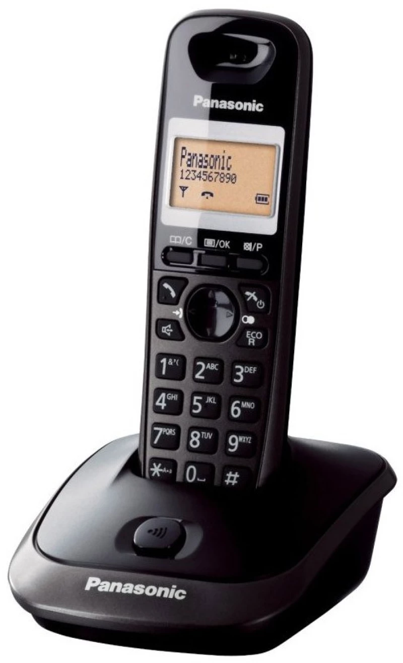 Ασύρματο Τηλέφωνο Panasonic Kx-tg2511grt Μαύρο
