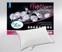 Μαξιλάρι La Luna Fabulous Siliconaizer De Lux Medium Λευκό 50 X 70