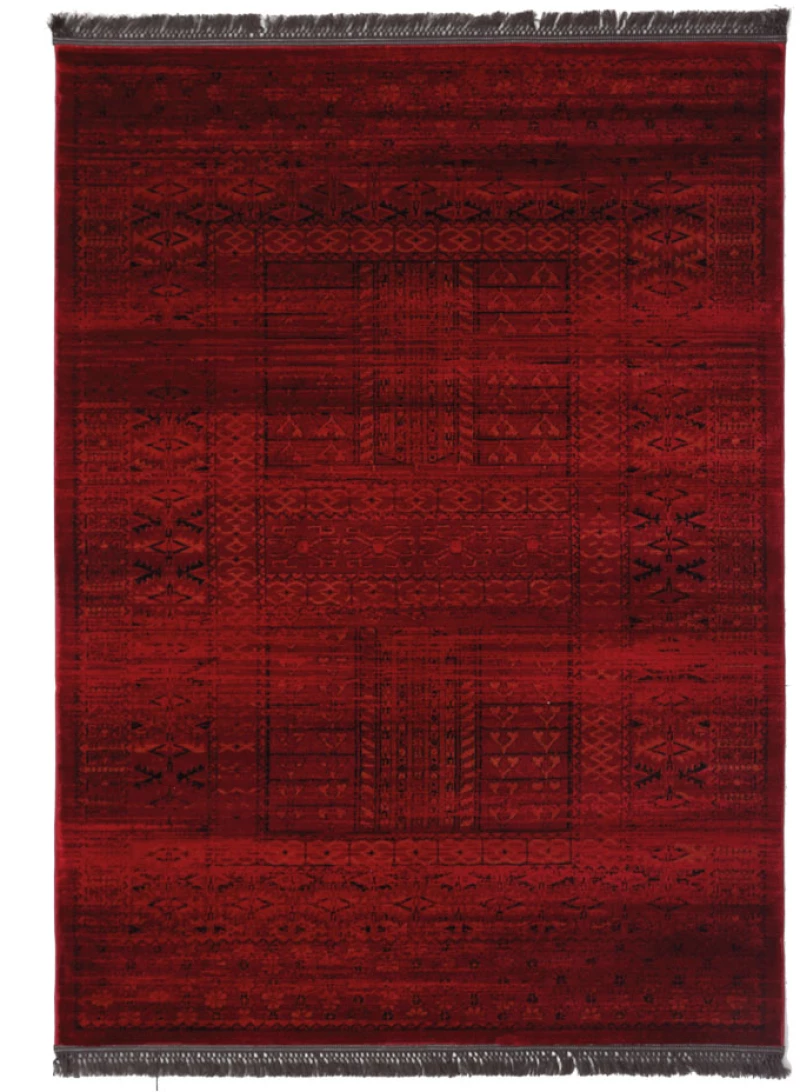 Κλασικό Χαλί Afgan 7504h D.red - Royal Carpet - 133x190 Cm