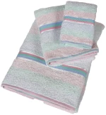 Πετσετα Σετ 3 Τεμ Cotton 100% 30x50,50x90,100x150 01 Multi Rainbow 01 Multi Rainbow Πετσετεσ Σετ 3 Τεμ Multi