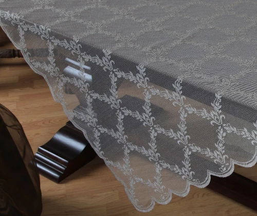 Τραπεζοκαρέ Δαντέλα (140x140) Light Grey 4849 Mc Linen - -