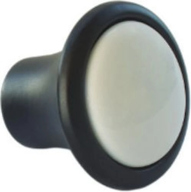 Convex 493-32 Ματ Μαύρο-λευκό Πόμολο Επίπλου (τεμάχιο)