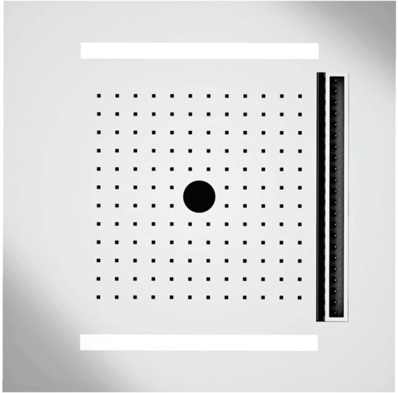 Almar Chrome Κεφαλή Χρωματοθεραπείας Εντοιχισμού Οροφής 3 Ροών E044259-100