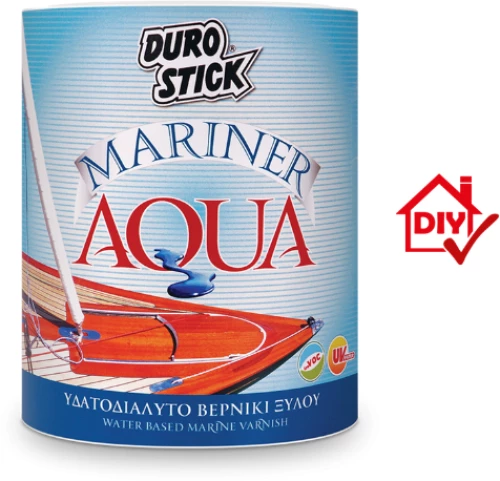 Durostick Mariner Aqua Γυαλιστερό Υδατοδιαλυτό Βερνίκι Ξύλου Βάσεως Νερού 750ml
