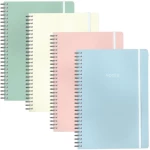 250754 Next Smooth Pastels Τετράδιο Σπιράλ 21x29εκ. 3θεμ., 105φ. (σετ 10 Τεμαχιων)