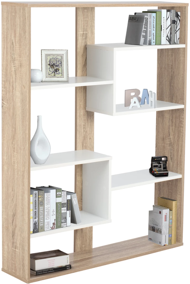 Βιβλιοθηκη Marceline Hm8772.01 100χ21χ124,5 Λευκο