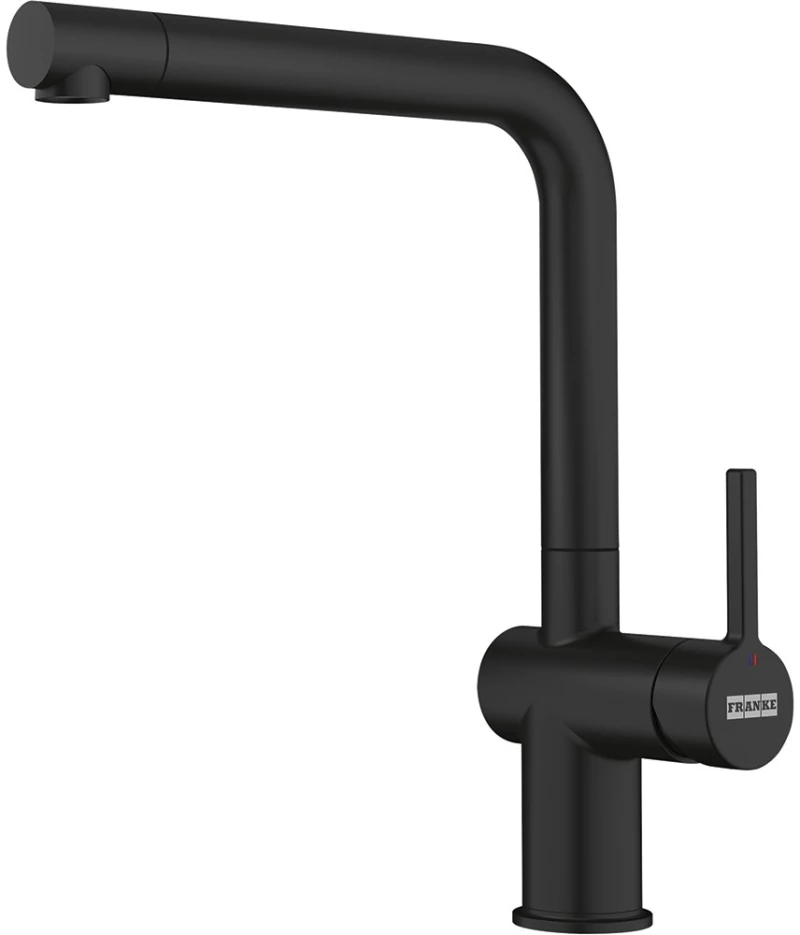 Franke Active L Standard Ματ Μαύρο Αναμεικτική Μπαταρία Κουζίνας 50mm