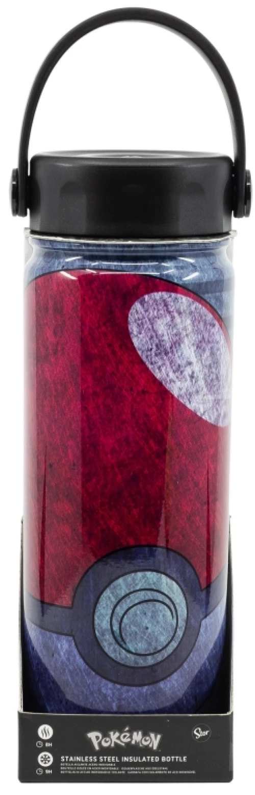 Μεταλλικό Μπουκάλι Θερμός Stainless Steel Hydro Bottle 530 Ml Pokemon 010523