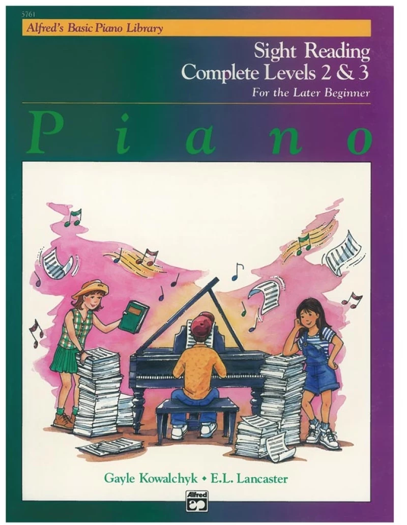 Alfred's Basic Piano Library - Sight Reading Book, Complete Levels 2 & 3