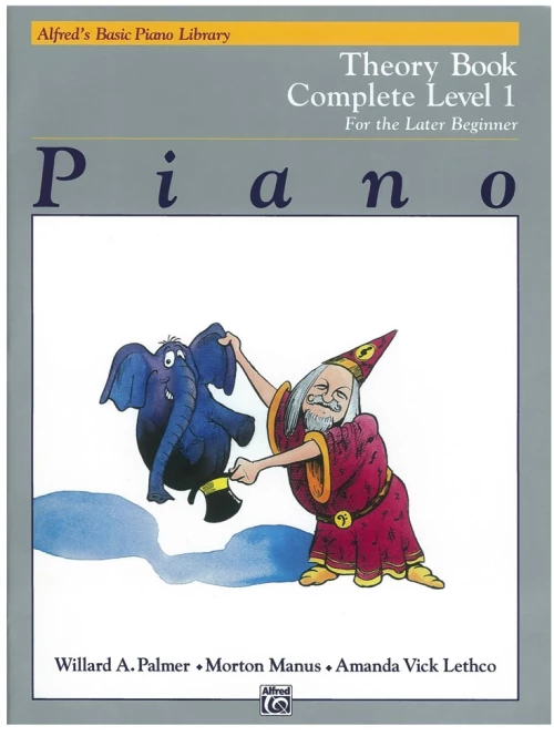 Alfred's Basic Piano Library - Theory Book, Complete 1 (1a/1b)