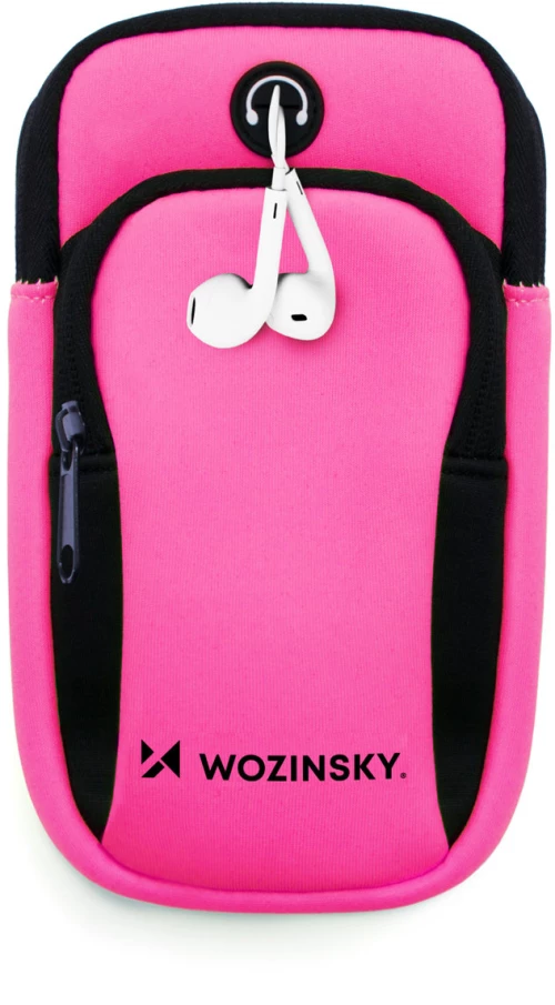 Wozinsky Running Θήκη Μπράτσου Έως 6.7&quot Ροζ Wabpi1