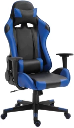 272144 Καρεκλα Γραφειου Gaming Navan Μπλε/μαυρο Pvc 68x53x122-131cm