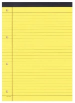 248877 Next Μπλοκ Yellow-δικηγορικό Ριγέ 21x29εκ. 40φυλ. (σετ 10 Τεμαχιων)