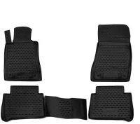 Novline Mercedes E Class W210 1995>2000 - Mercedes E Class W211 03/2002-02/2009 Πατακια Μαρκε Λαστιχο Σκαφακια (μαυρο) 4 Τεμαχια Nlc.34.36.210k/nv